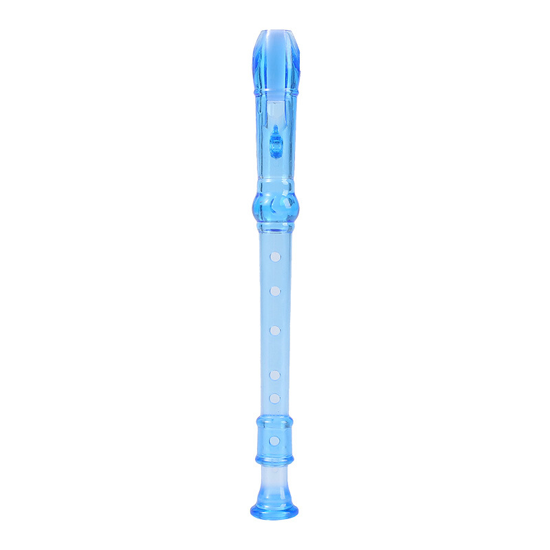 Creative candy-colored transparent small flutes, children's mini vertical flutes, wholesale of small gifts from street stalls Item Picture