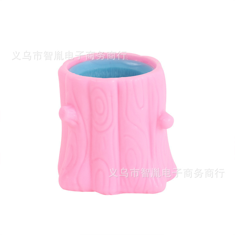 The "Evil Squirrel Cup", a popular cross-border bestseller on Douyin, is a stress-relieving tree stump and a small toy for squeezing children Item Picture