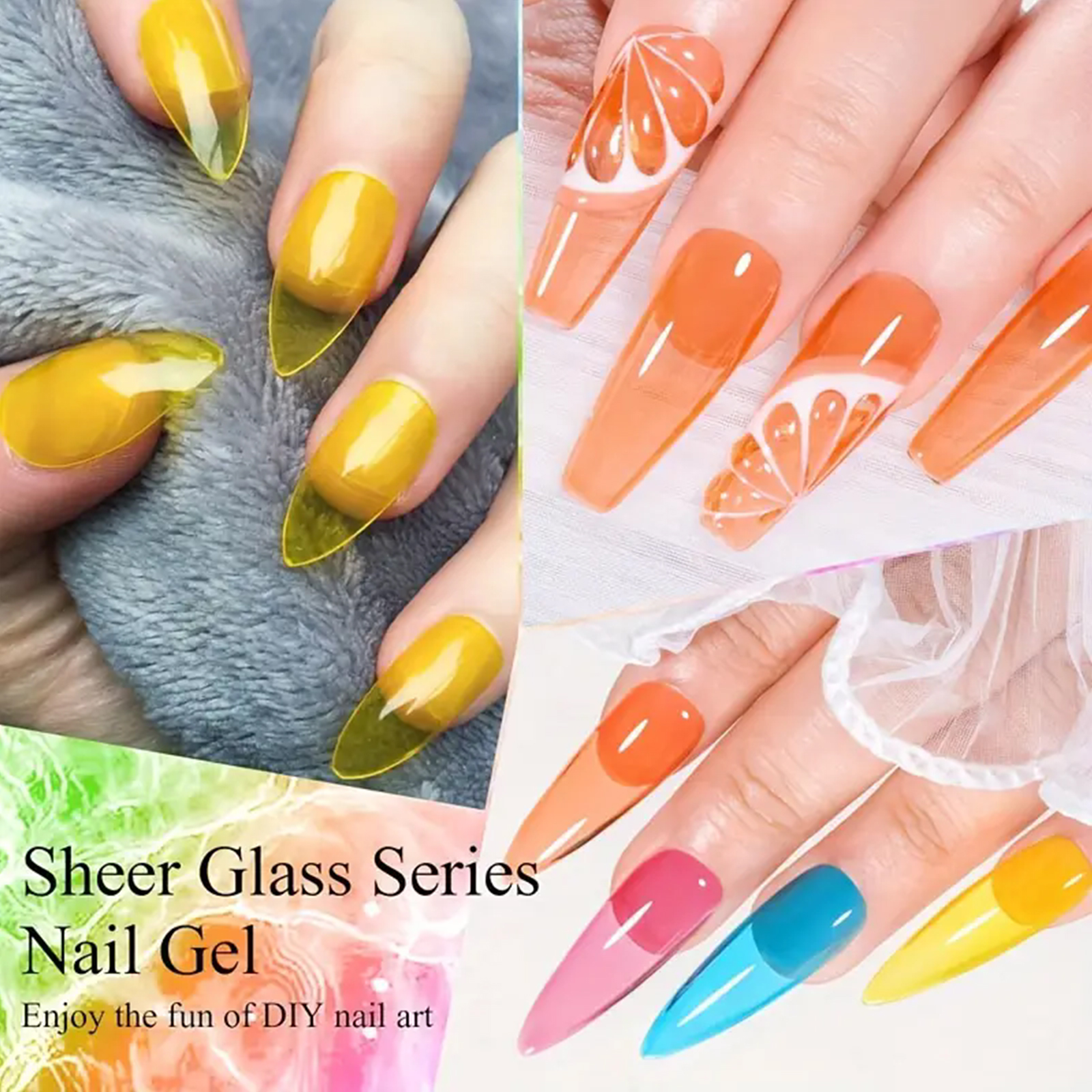 New nail polish set, exclusive for cross-border nail salon nail polish, phototherapy glue, color glue, nail polish can be OEM details Picture