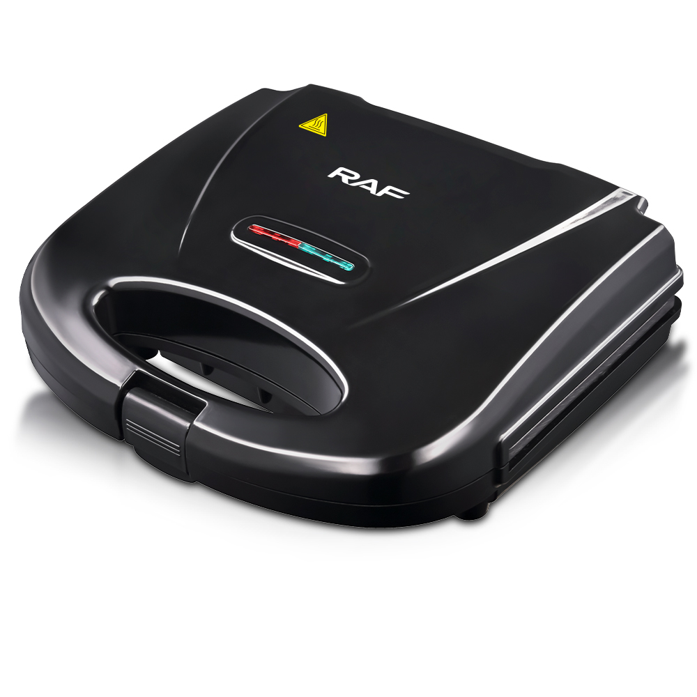 RAF household double-sided heating sandwich machine, multi-functional toaster, waffle breakfast machine, European standard cross-border breakfast machine Specification image