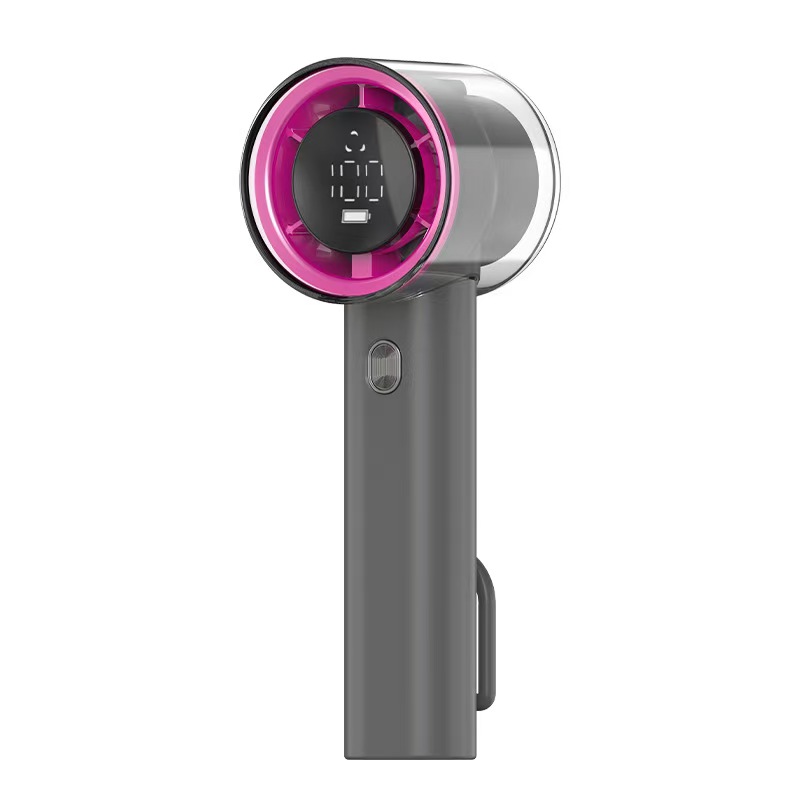 Cross-border digital display 100-speed speed ice pack small wind cannon, USB charging, large-capacity high-speed handheld small fan details Picture