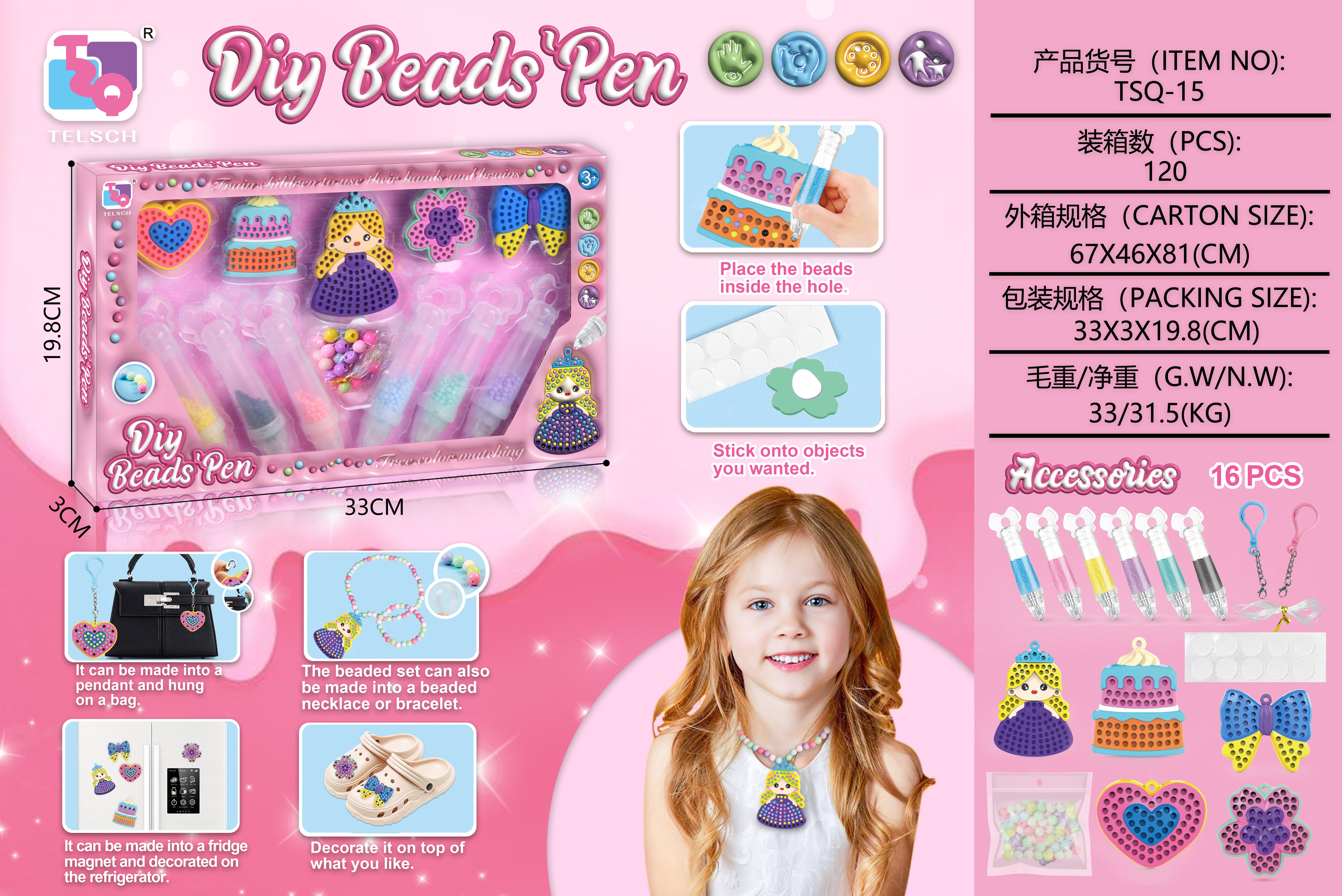 TK11840DIY Bead Color Matching (Princess) Item Picture