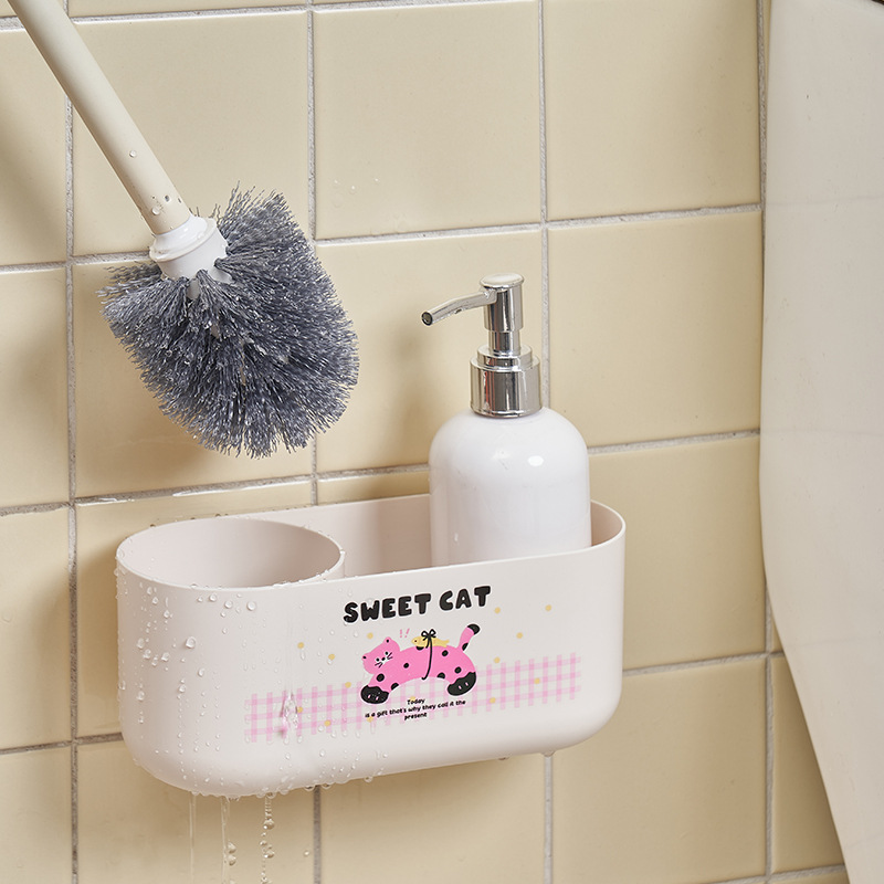 马桶刷架、杯实物图