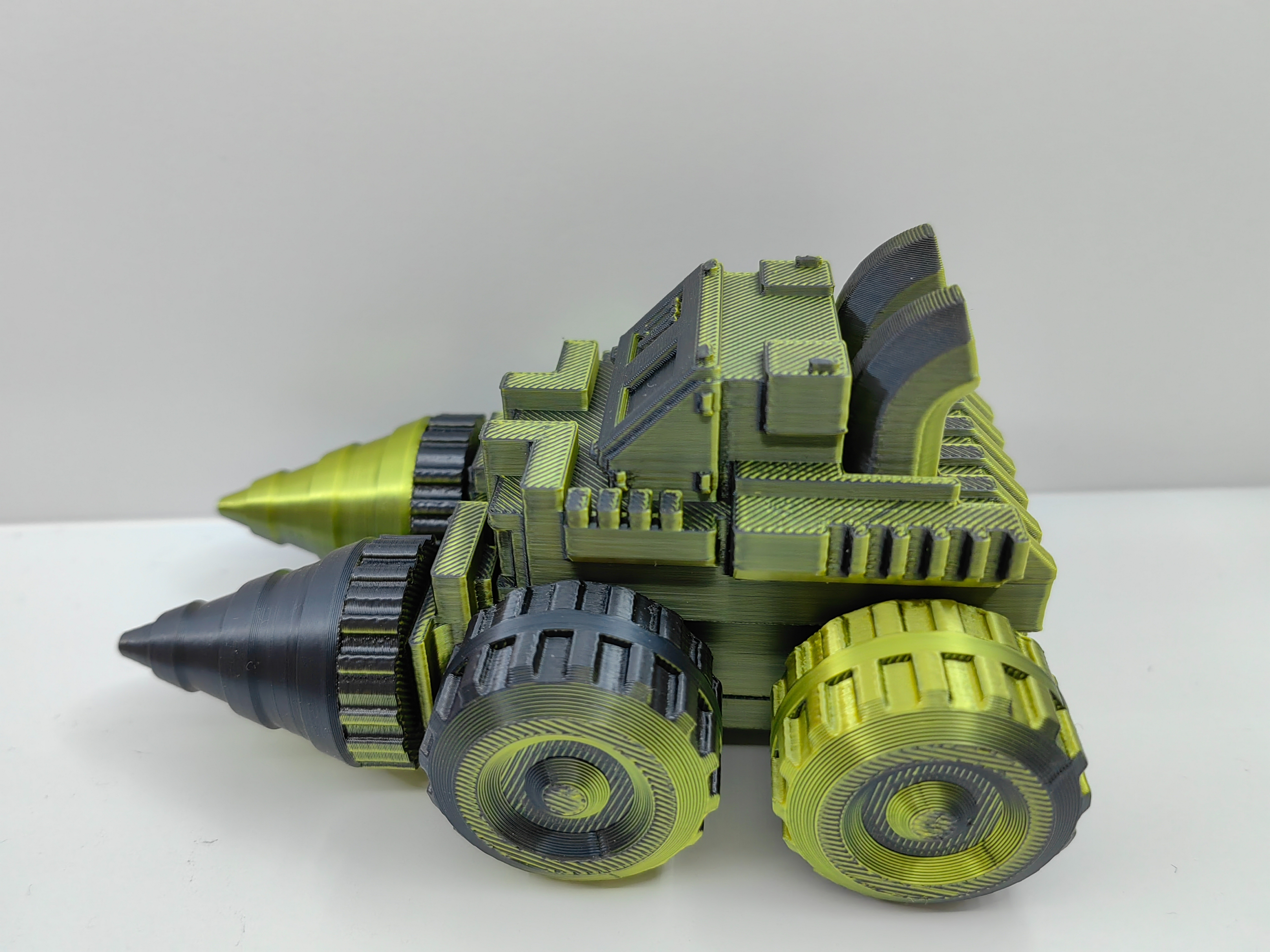 3D打印仿真合金材质军车模型儿童玩具男孩摆件生日礼物