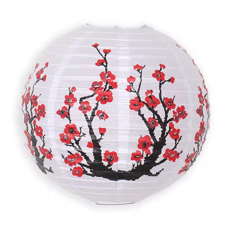 Mid-Autumn Festival decorative folding paper lanterns, National Day festival scene decoration items, hanging decorative lanterns, Chinese-style lanterns Specification image