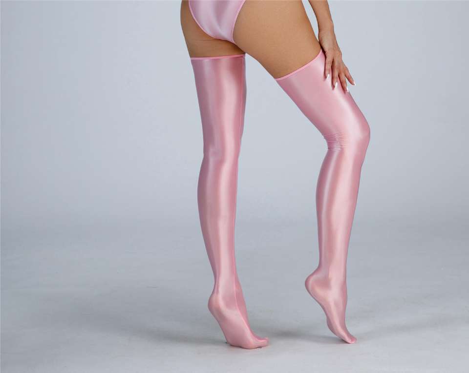 工厂直营   新款夜店舞台演出性感油亮丝滑高弹光泽袜大腿皮袜成人袜女款