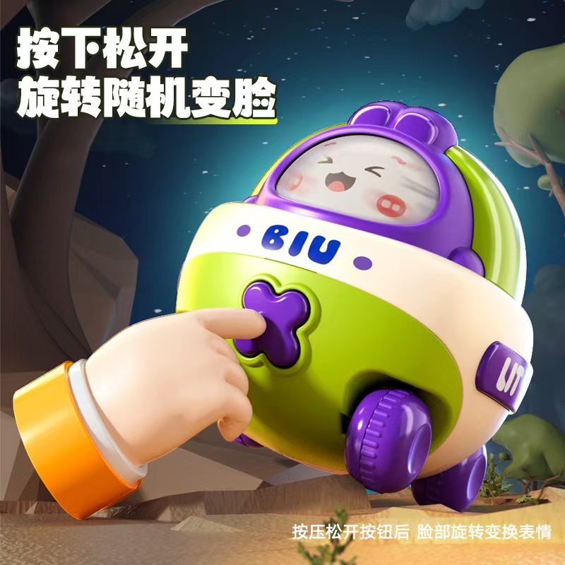 萌趣变脸乐哨口哨车，一键玩转变脸，轻松吹哨，变脸变脸，口哨车详情图2