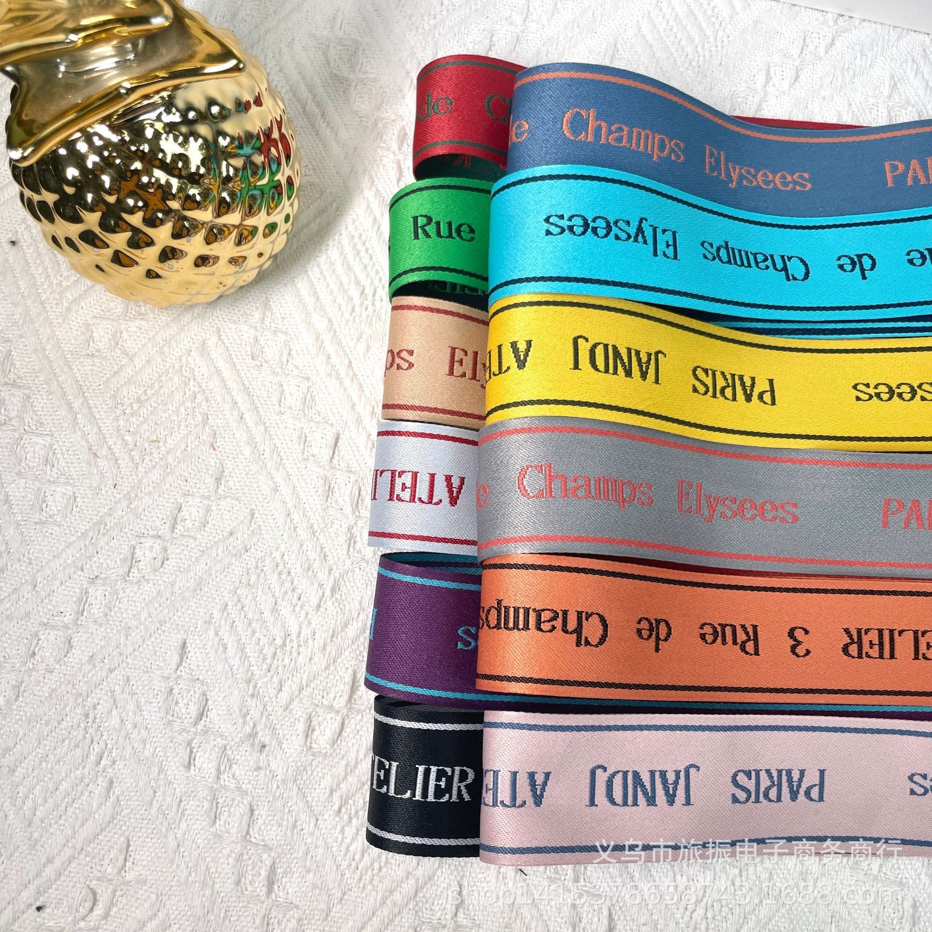Hl128- Jianjian Letter Band Hair Accessory Decorative Clothing Accessory