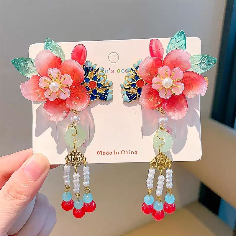 2025 Children's headwear for girls, Mid-Autumn Festival hair accessories, ancient-style Hanfu for girls and babies, Chinese style hair clips, Chinese trend children's hair accessories detail image 6