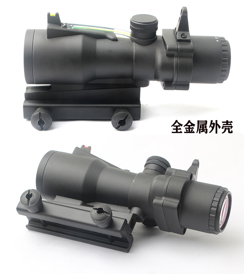 High-quality red and green fiber dual-in-one 3x32 small conch long exit pupil prism high shock resistance and strong waterproof sight details Picture