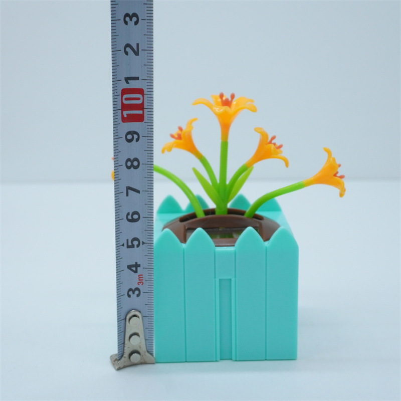 Creativity can intelligently sense swinging sunflowers, shaking apple blossoms, flower plates, car interior decorations and car ornaments Item Picture