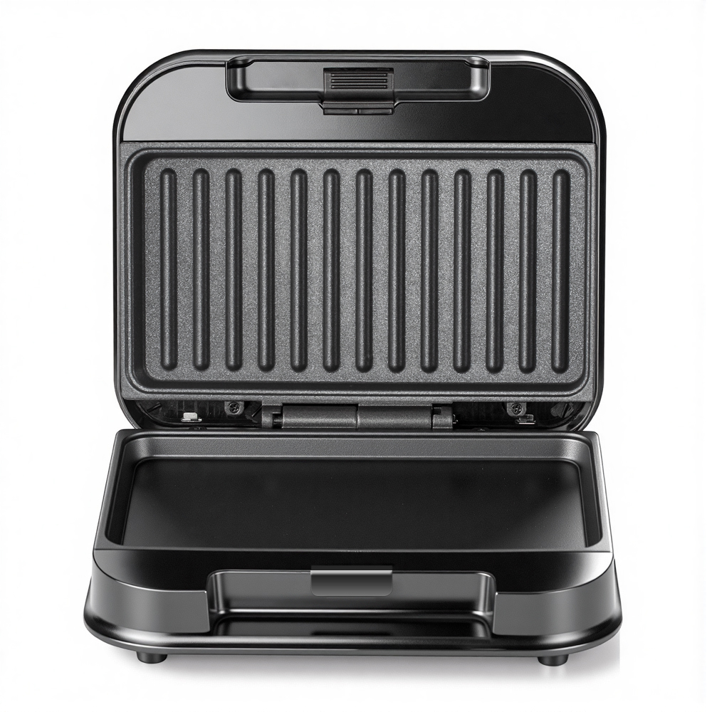 RAF European standard cross-border household double-sided multi-functional deepening breakfast machine, steak machine, striped pancake machine, sandwich machine Item Picture