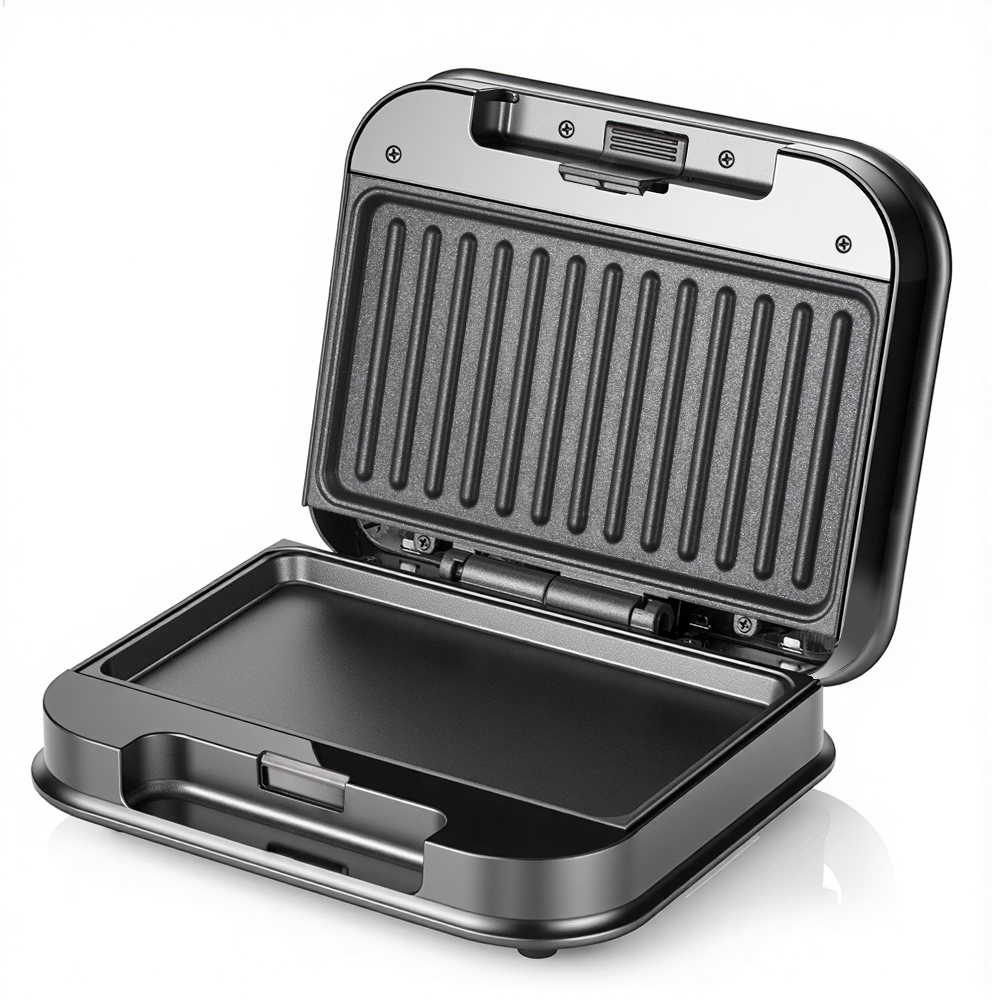 RAF European standard cross-border household double-sided multi-functional deepening breakfast machine, steak machine, striped pancake machine, sandwich machine details Picture