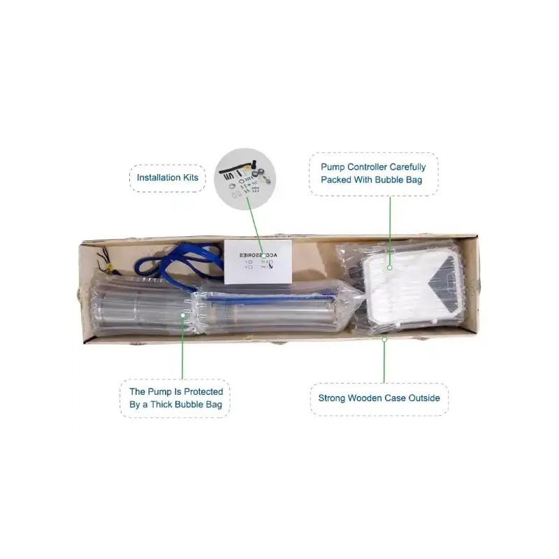 AIBUCUO Hubo ACDC AUTO switch voltage 4DPC4DLR plastic impeller deep well pump Solar water pump POWER MER Item Picture