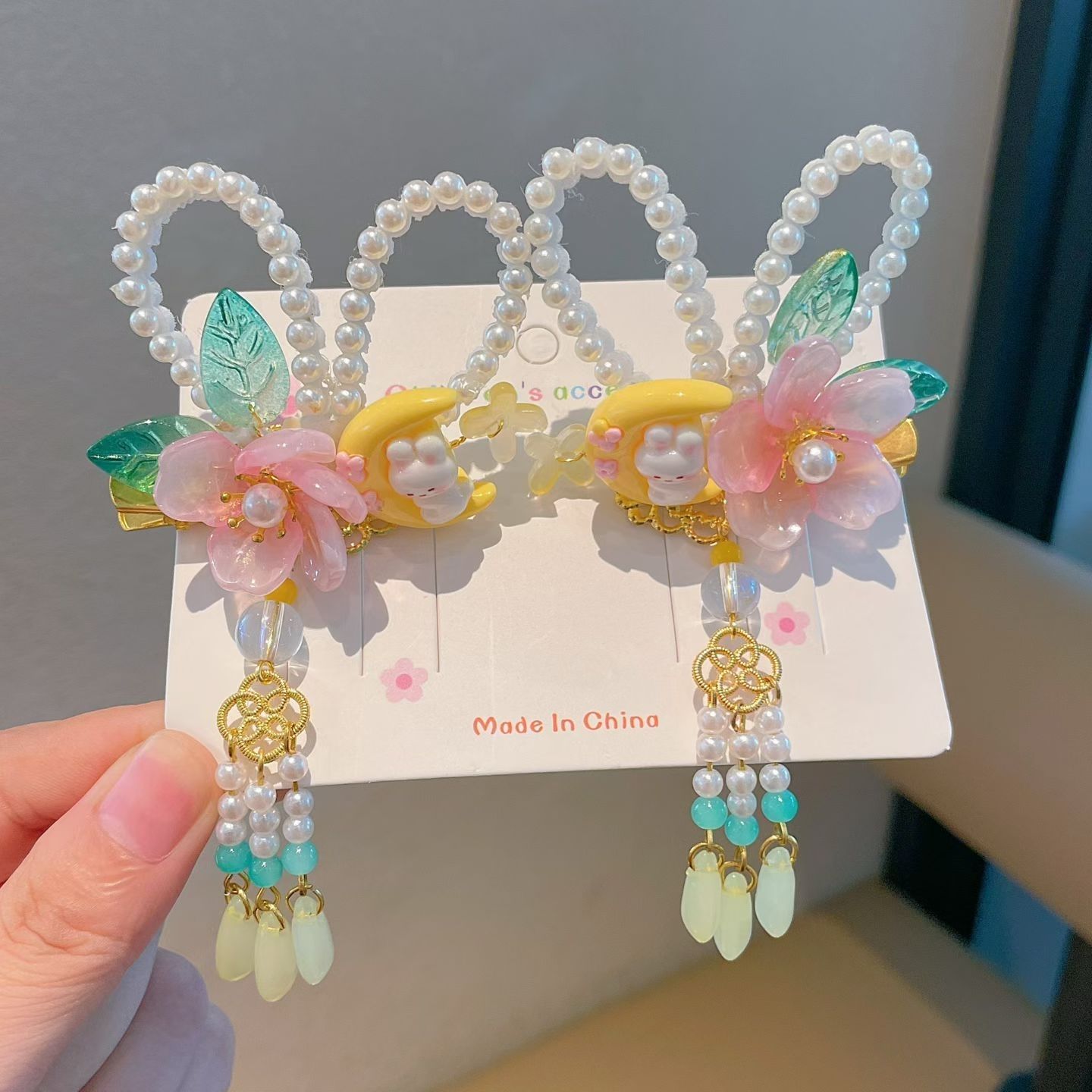 2025 Children's headwear for girls, Mid-Autumn Festival hair accessories, ancient-style Hanfu for girls and babies, Chinese style hair clips, Chinese trend children's hair accessories detail image 4