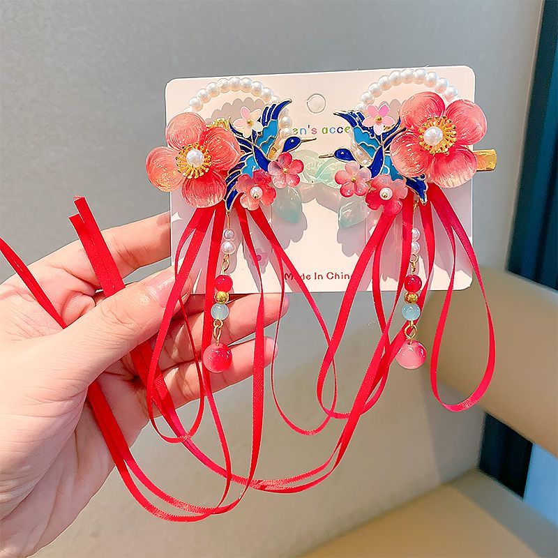 2025 Children's headwear for girls, Mid-Autumn Festival hair accessories, ancient-style Hanfu for girls and babies, Chinese style hair clips, Chinese trend children's hair accessories detail image 8