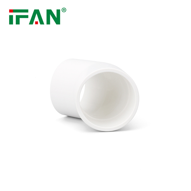 IFAN UPVC Fitting Elbow Tee SCH40 White Plumbing PVC Fitting Specification image