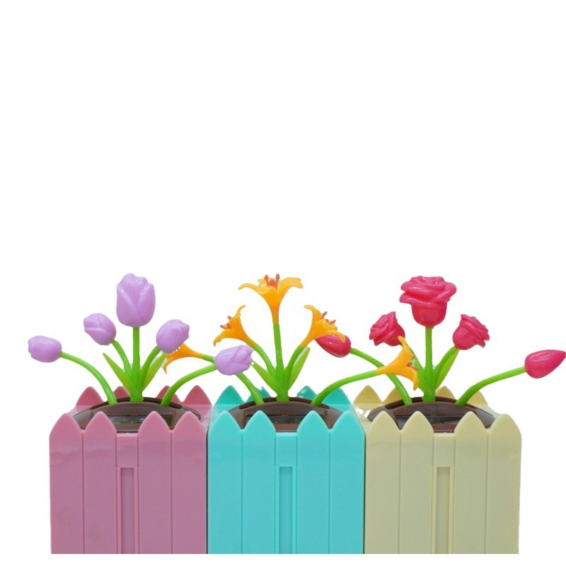 Creativity can intelligently sense swinging sunflowers, shaking apple blossoms, flower plates, car interior decorations and car ornaments Specification image