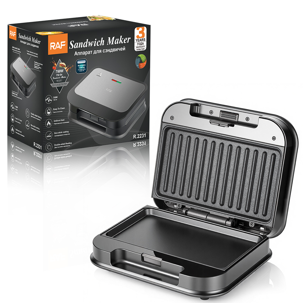 RAF European standard cross-border household double-sided multi-functional deepening breakfast machine, steak machine, striped pancake machine, sandwich machine Application Scenario