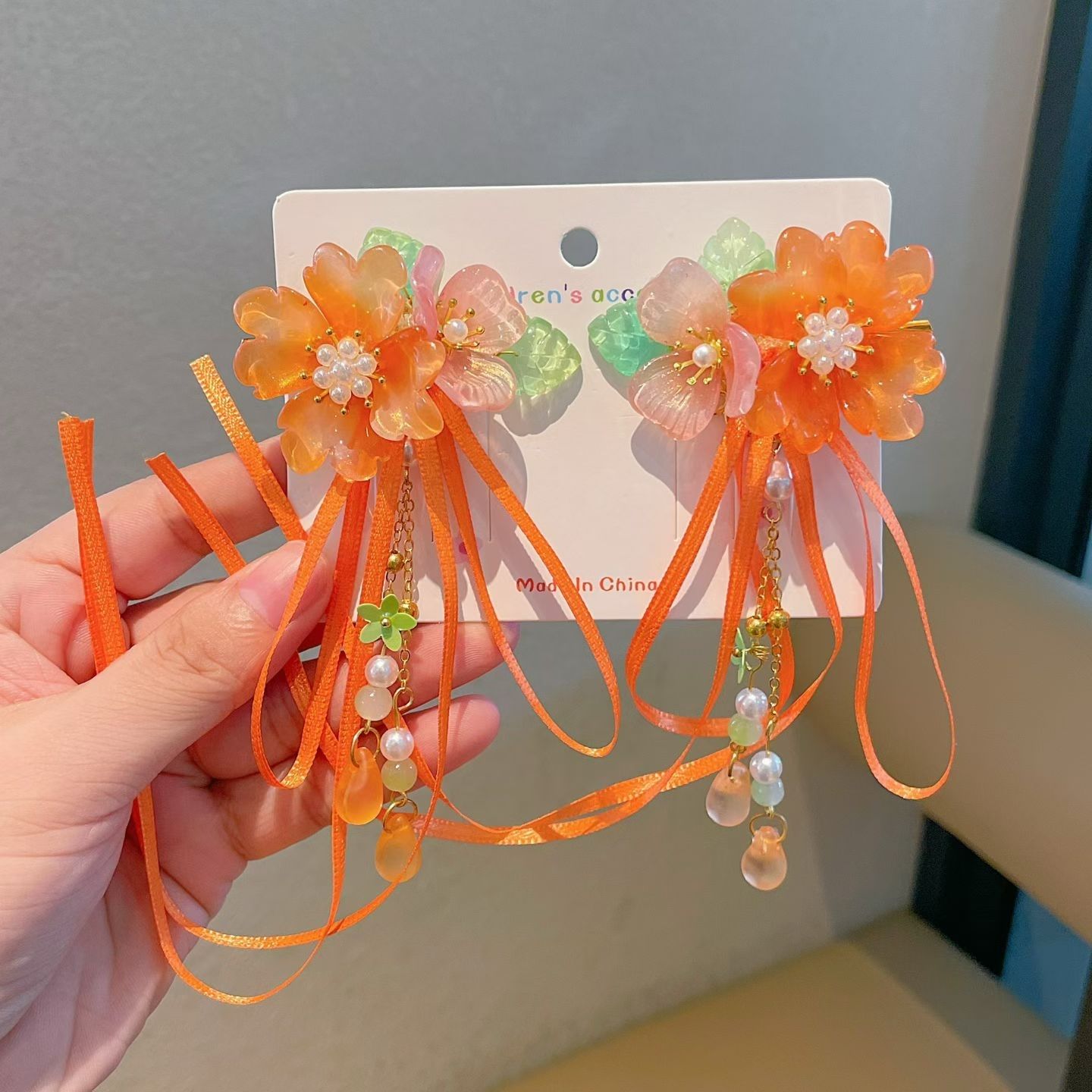 2025 Children's headwear for girls, Mid-Autumn Festival hair accessories, ancient-style Hanfu for girls and babies, Chinese style hair clips, Chinese trend children's hair accessories detail image 9