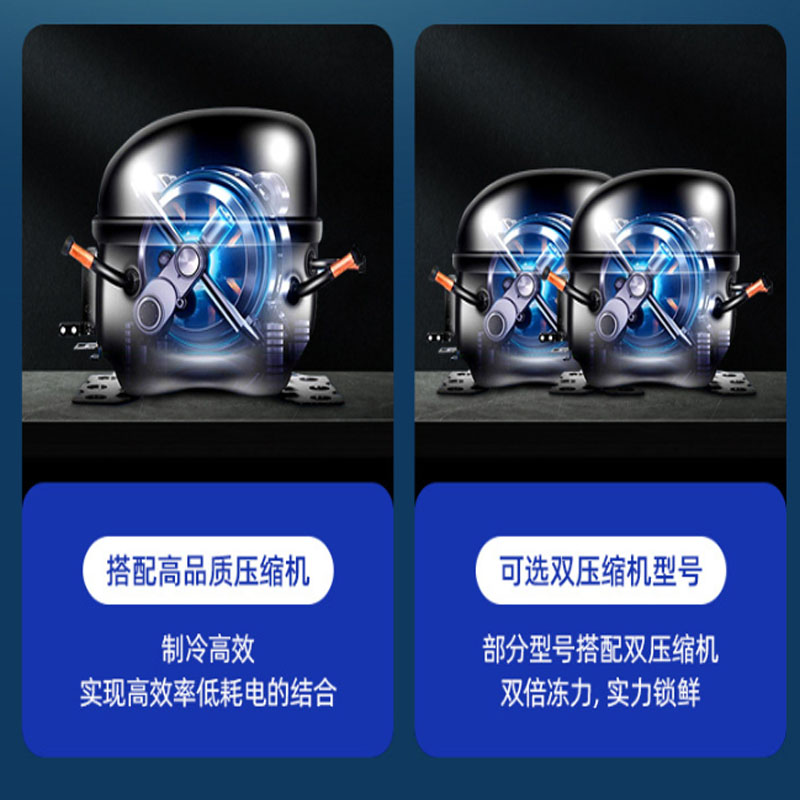 Original factory of in-stock freezers, commercial freezers, large-capacity single-temperature commercial refrigeration and preservation horizontal refrigerators Item Picture