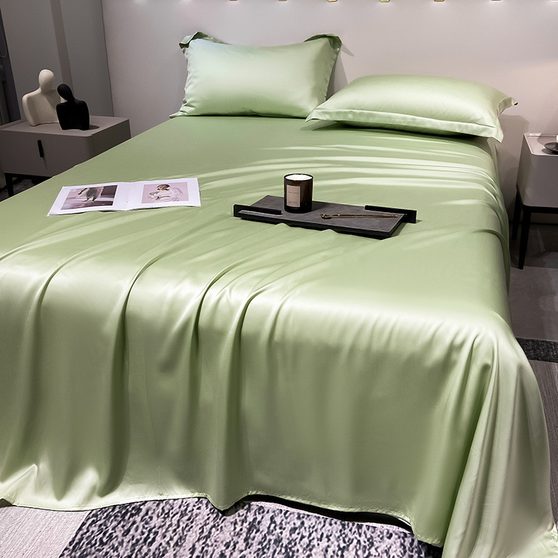 All-cotton four-piece bedding set, single bed three-piece set, comfortable, skin-friendly and simple design 0002