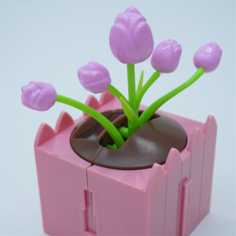 Creativity can intelligently sense swinging sunflowers, shaking apple blossoms, flower plates, car interior decorations and car ornaments Application Scenario