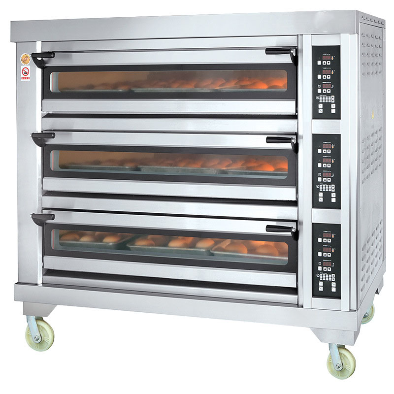 Large-capacity oven, commercial cake, mooncake, pizza and bread oven, multi-functional kitchen oven, whole chicken baking electric oven Application Scenario
