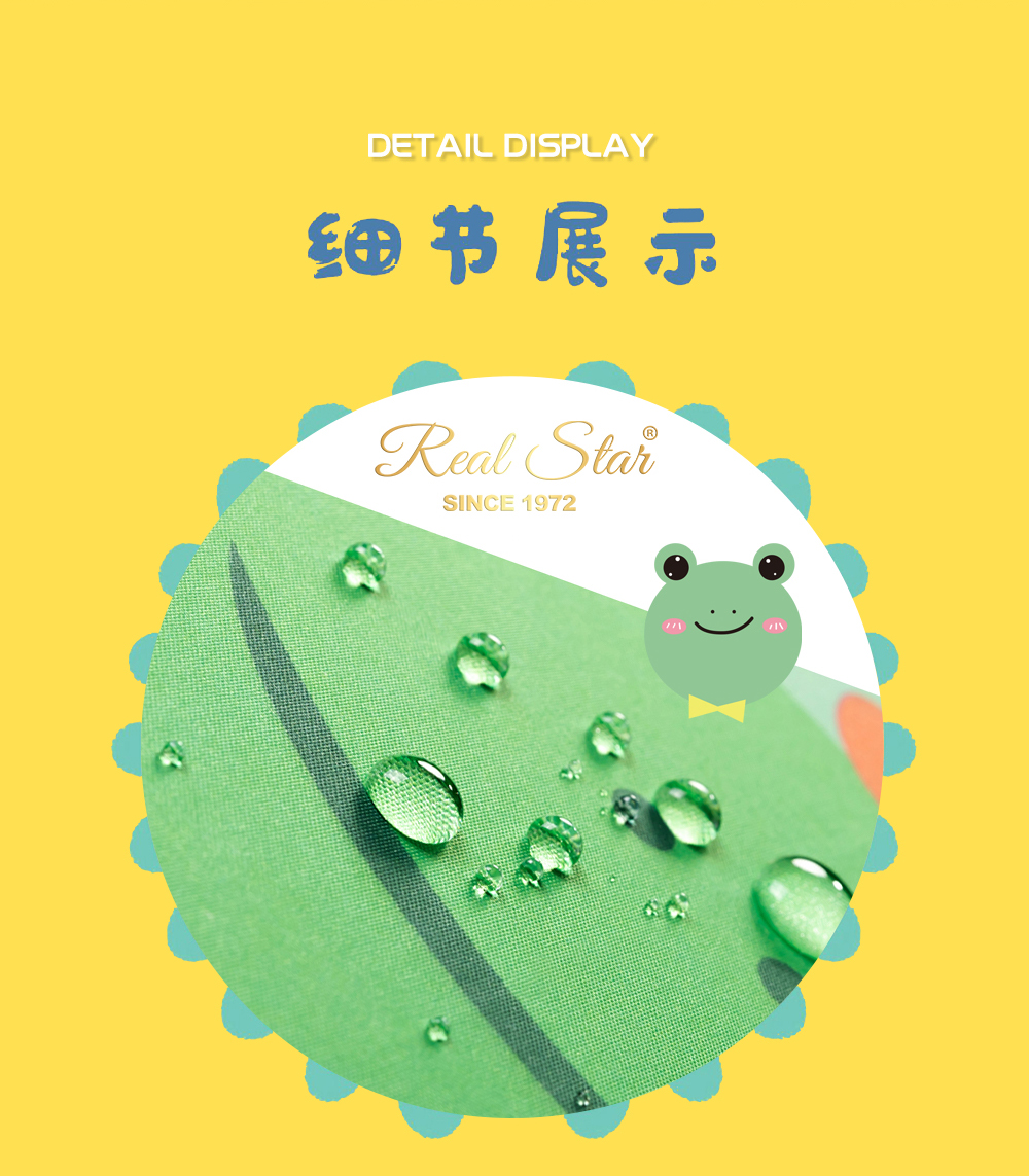 The black rubber automatic long umbrella with waterproof cover and colorful cartoon umbrella are suitable for children pic 14