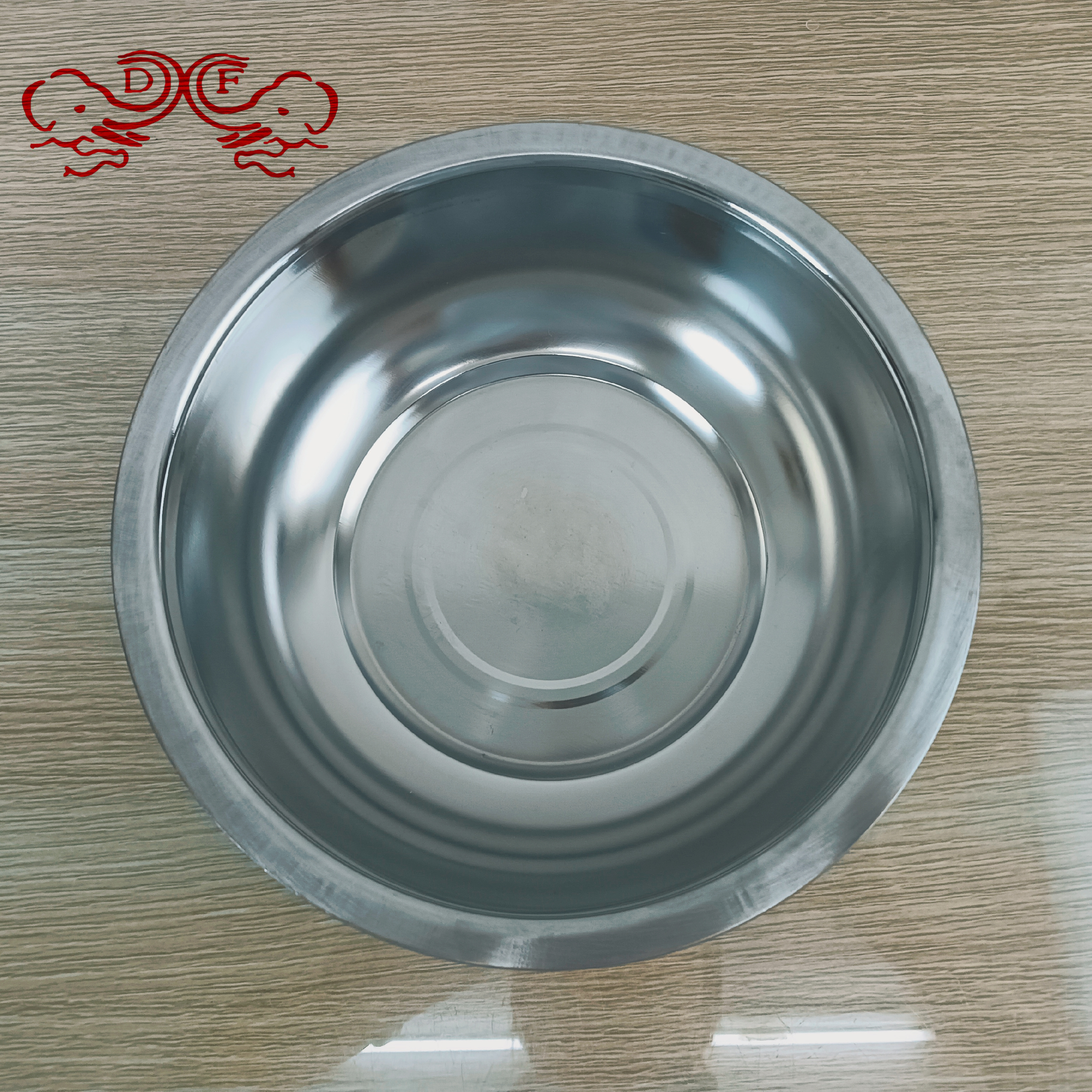 DF88066 stainless steel basin, round soup basin, vegetable basin, multi-purpose basin for cafeteria, kitchen soup bowl with magnetic adjustment, DF TRADINGHOUSE Item Picture