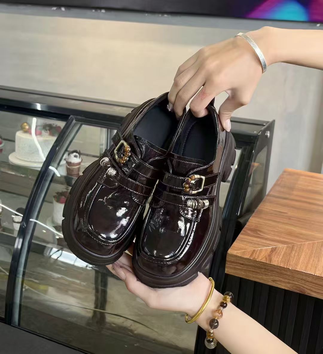 Shoes/鞋子女士夏季舒适/鞋带/女士平底鞋/老北京布鞋产品图