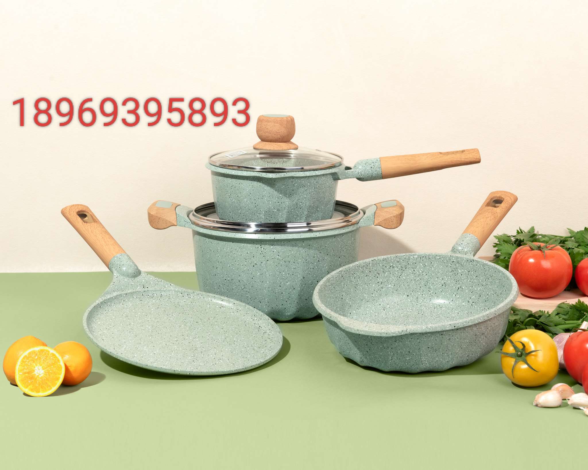 French 8-piece die-cast aluminum pot MGC Application Scenario