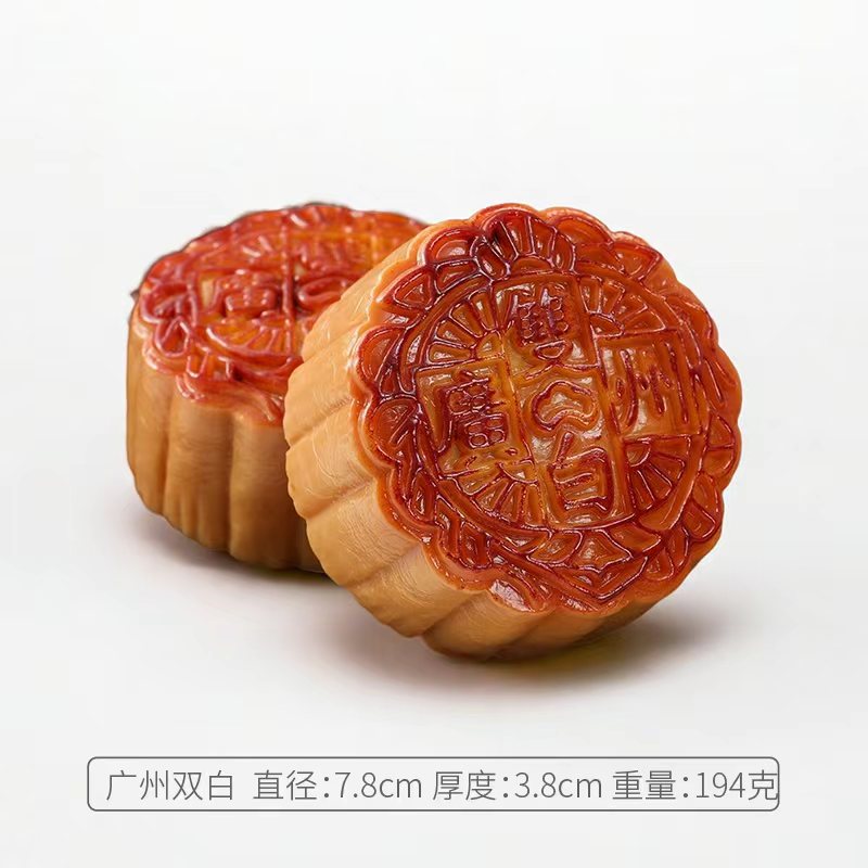 仿真工艺品pvc月饼蔬菜食物冰箱贴食玩树脂水果吊坠奶油胶饰品月饼礼品详情图6
