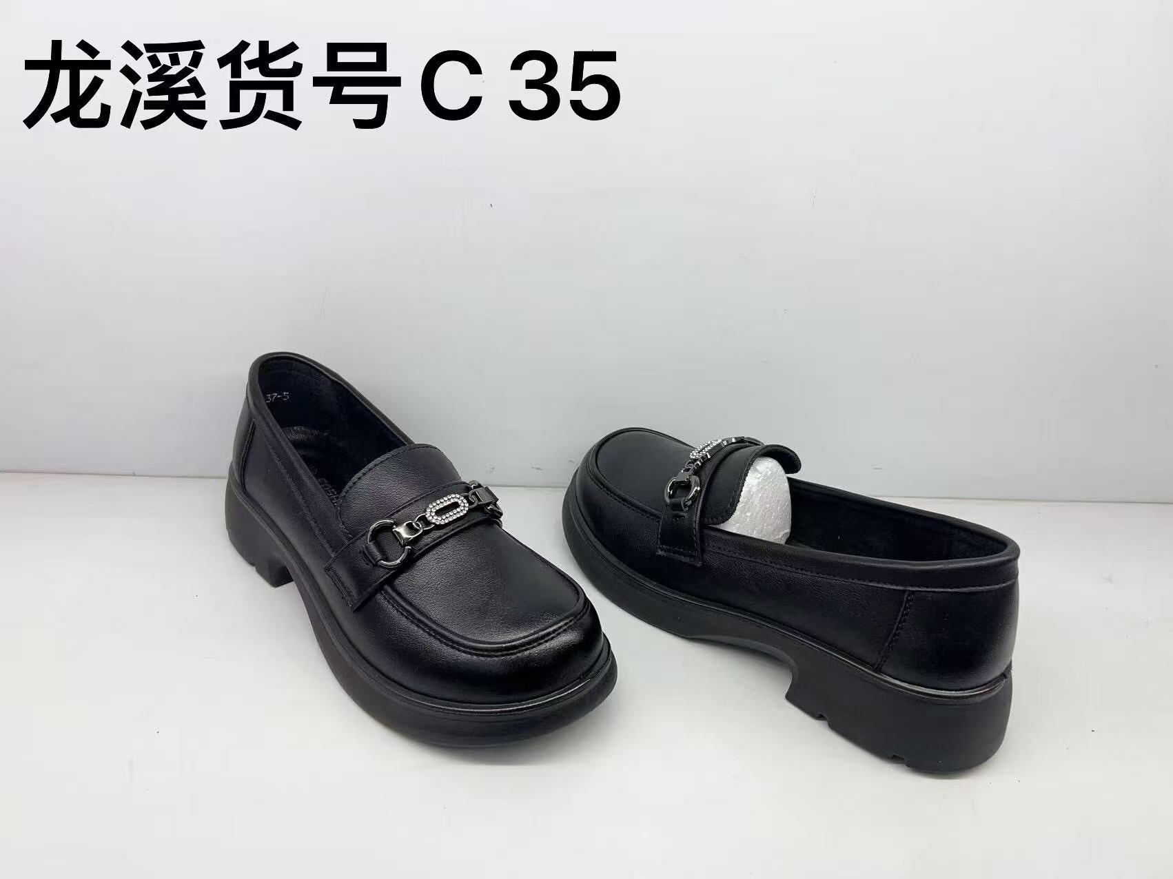 龙溪C35女式时装单鞋女士皮鞋批发零售