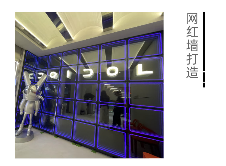 LED dance floor tiles, multi-layer mirrors, rgb ballroom floor lights, 3D infinite abyss mirrors pic 2