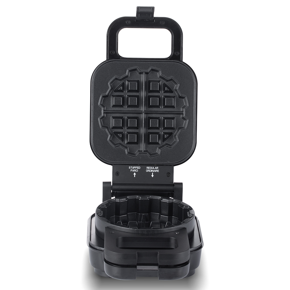 RAF European standard cross-border household breakfast electric griddle, light food machine, waffle machine, fully automatic mini, double-sided heating Specification drawing