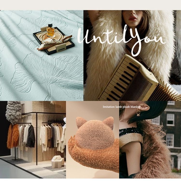 2025新品牛奶绒雕花复合毯 纯色云毯 欧美外贸跨境毛毯可视频看货详情12