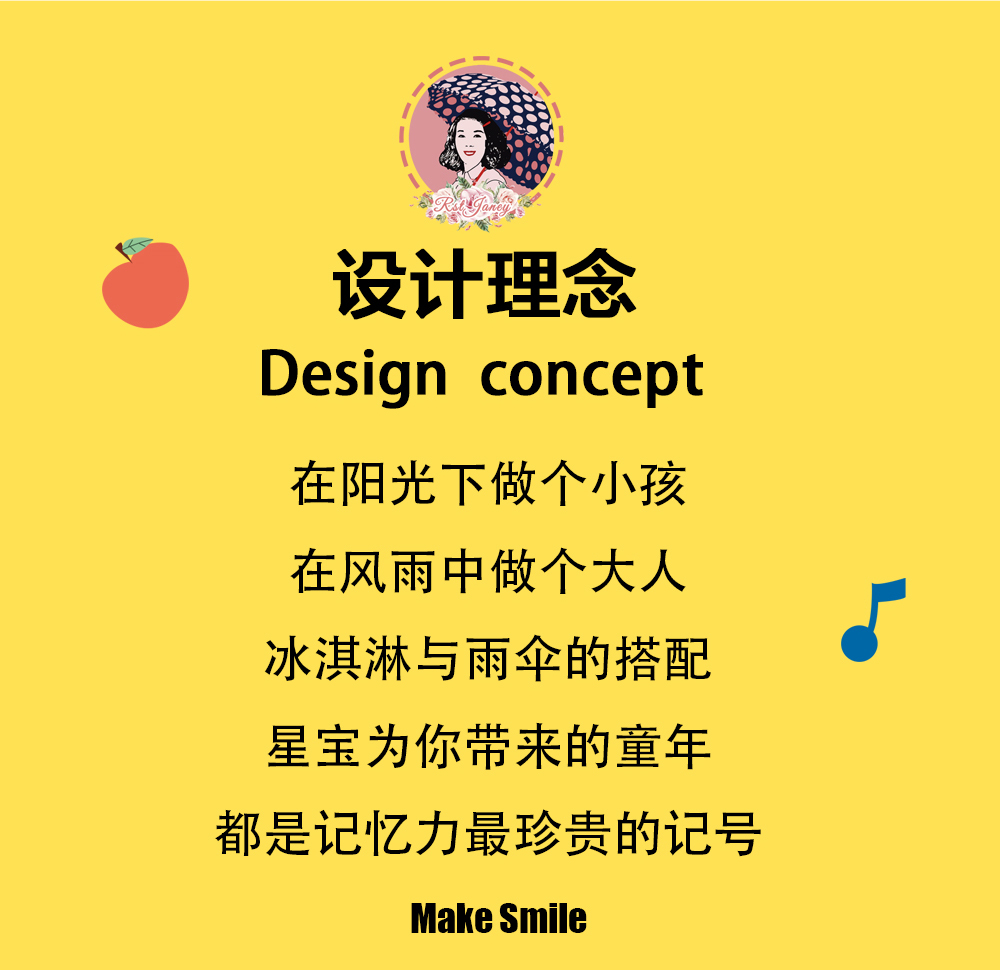 The black rubber automatic long umbrella with waterproof cover and colorful cartoon umbrella are suitable for children pic 4