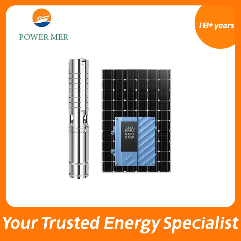 AIBUCUO 巨舶 ACDC AUTO 开关电压 3DSC 不锈钢柱形叶轮深井泵太阳能水泵 POWER MER