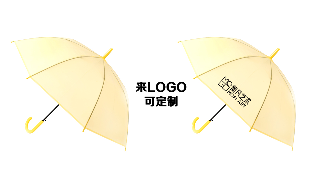 Xingbao Umbrella Fresh, plain, candy-colored transparent long umbrella is in stock for wholesale pic 6