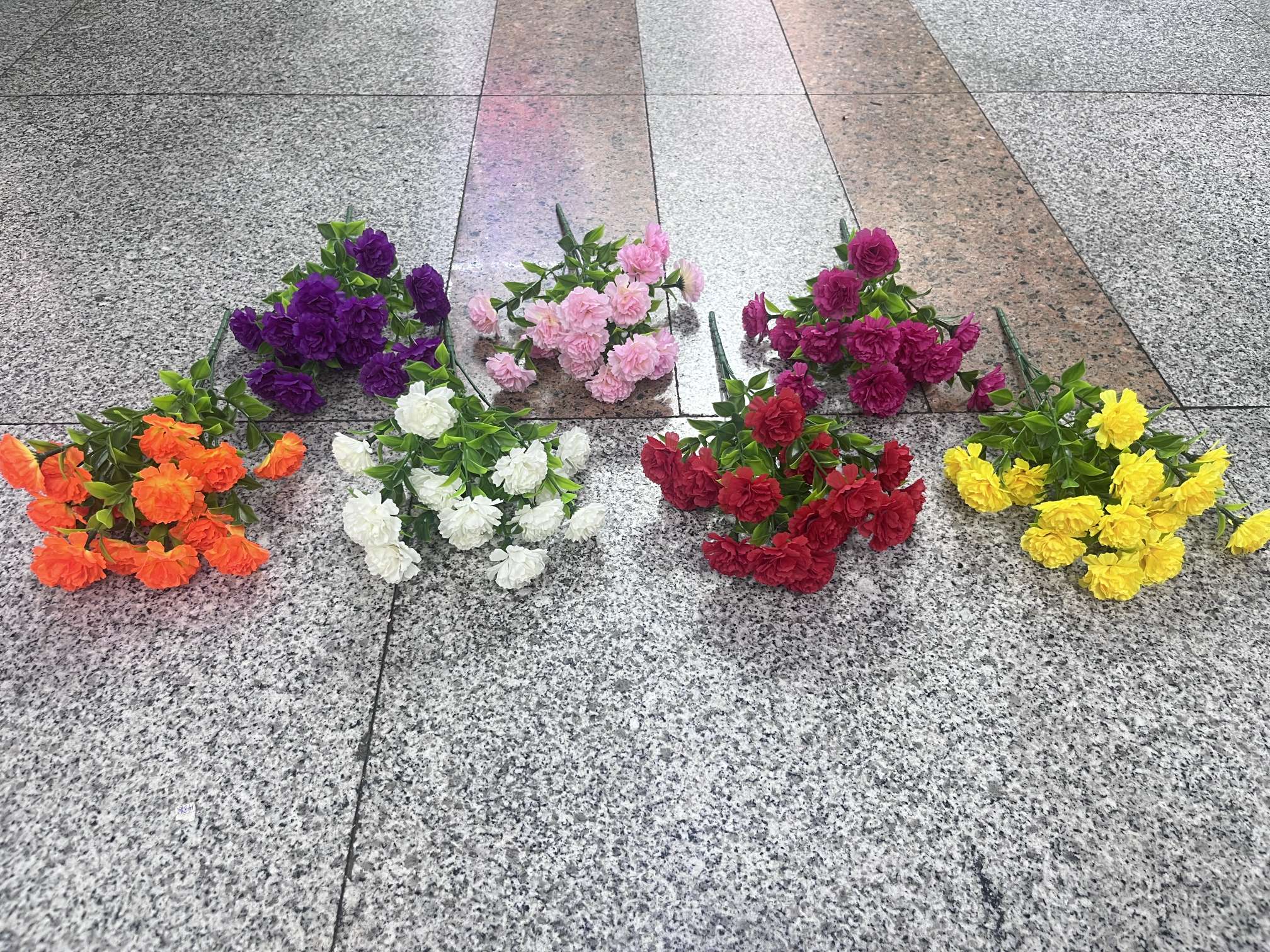 仿真工艺品花瓣蝴蝶兰地瓜叶干花摆设创意礼品装饰家居装饰品仿真花仿真花康乃馨