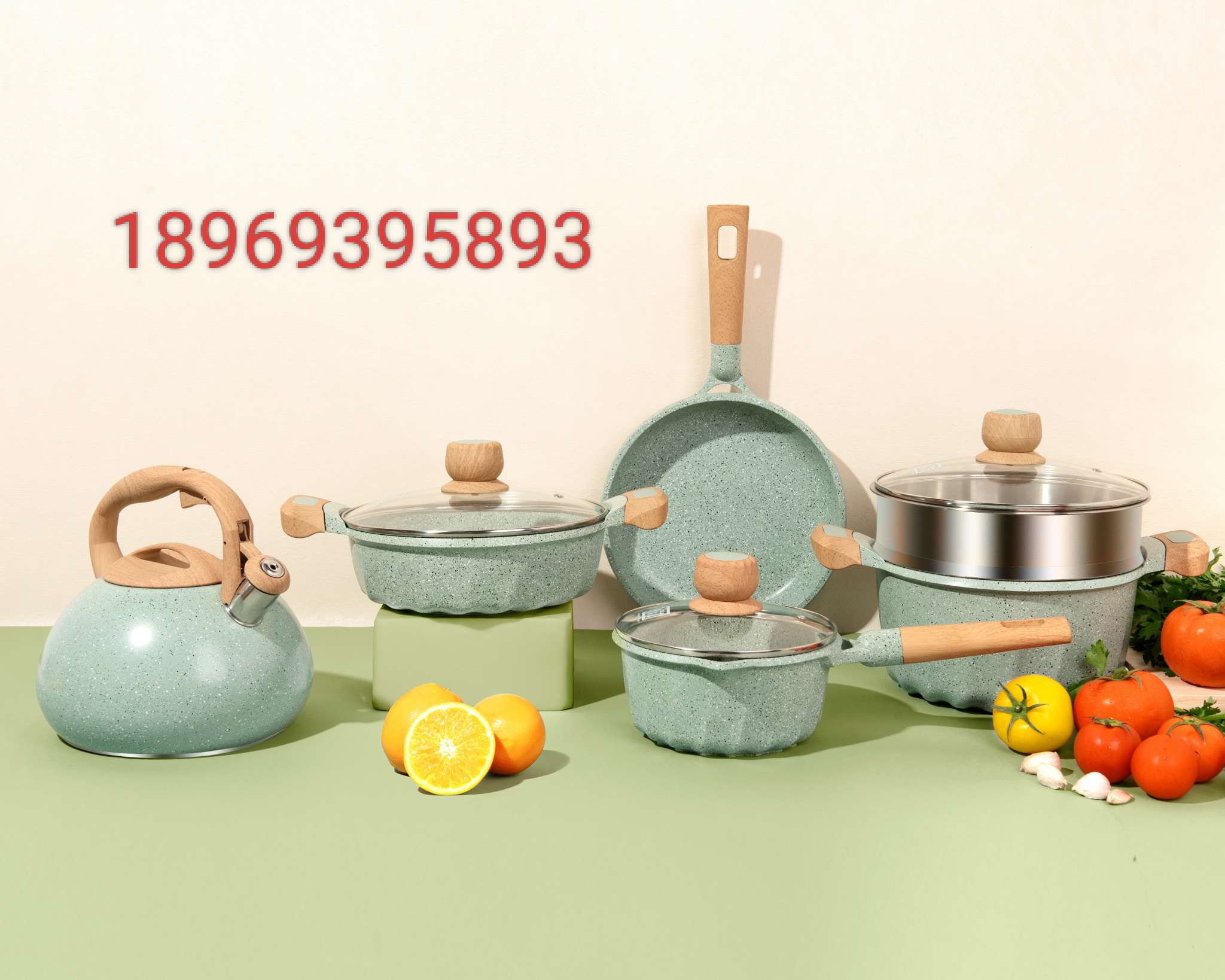 A 11-piece set of French MGC cookware Application Scenario