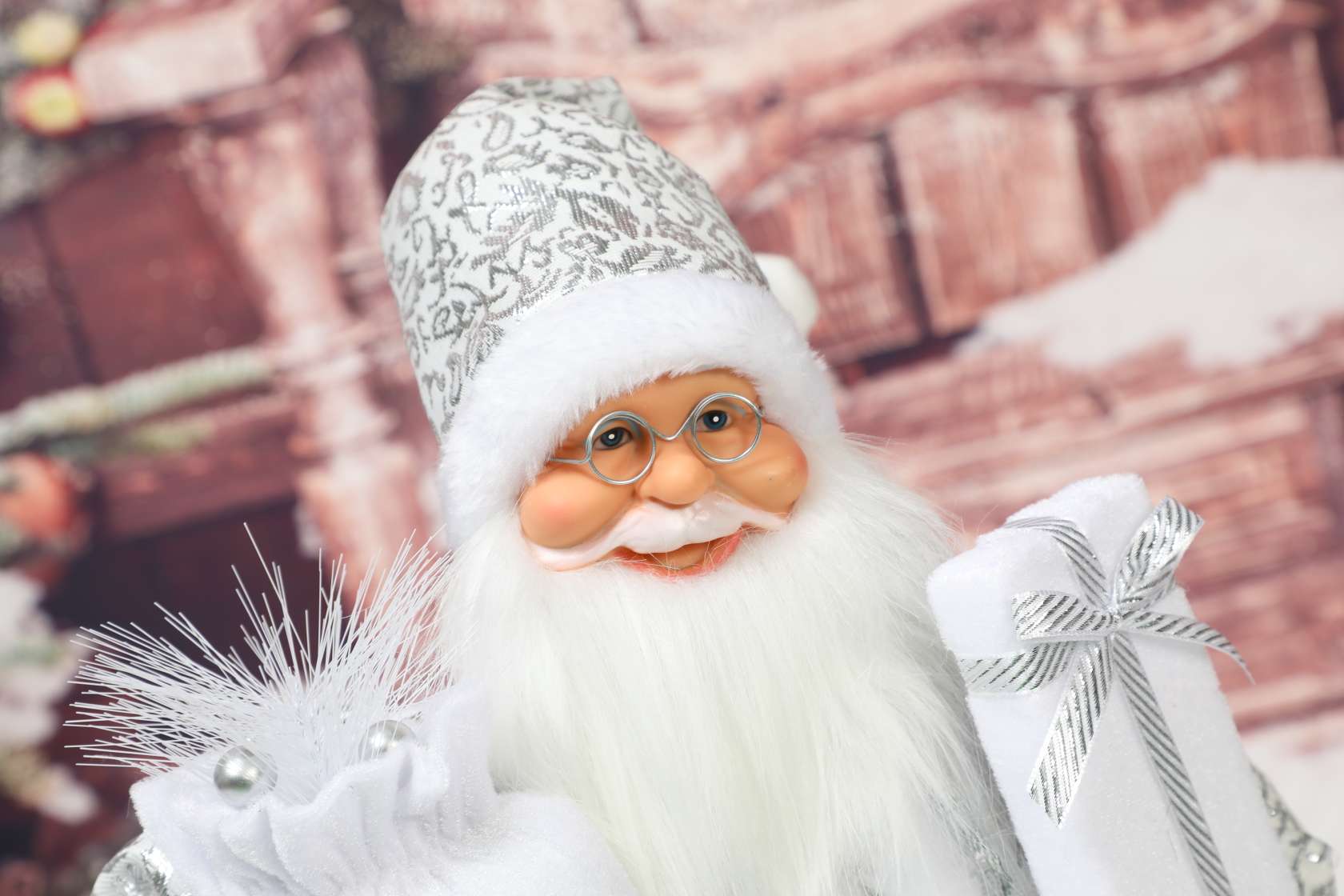 Christmas gifts, Christmas decorations, Santa Claus figurines, fabric decorations for the elderly's holiday detail image 3