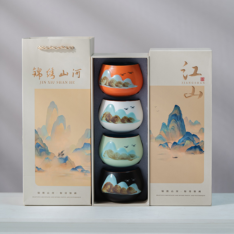 茶杯/功夫小茶杯/纯钛茶杯/青瓷/玻璃杯茶杯产品图