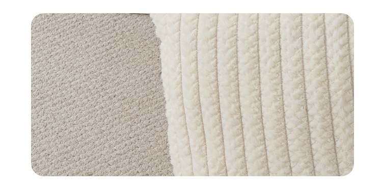 新款宽条仿兔毛抱枕亚马逊抱枕套现代北欧ins风靠枕跨境纯色靠垫629详情7