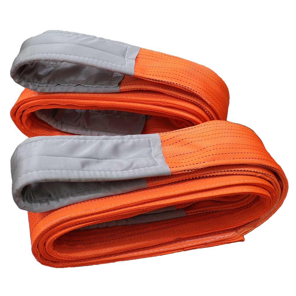 工厂直销吊装带起重绳带国标起重吊装带加厚加宽帆布吊带耐酸碱3吨防护高强耐磨白底实物图