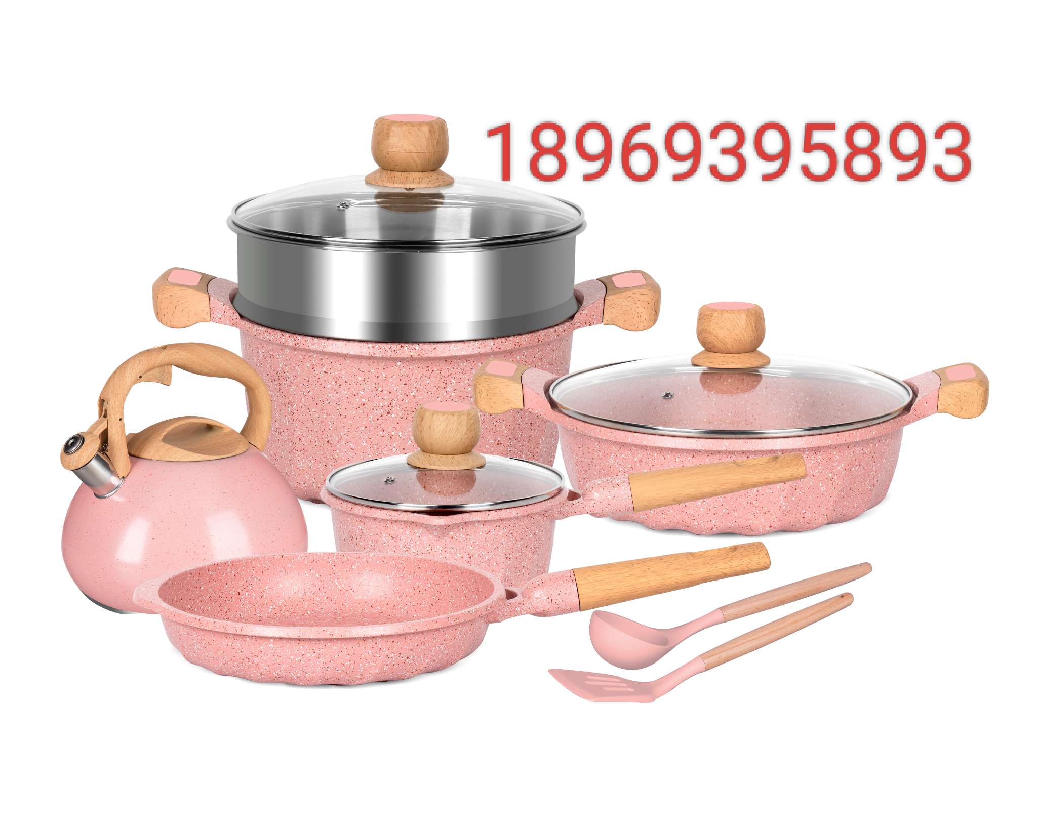 A 11-piece set of French MGC cookware details Picture