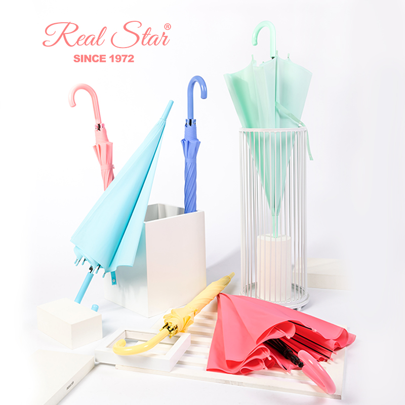 Xingbao Umbrella Fresh, plain, candy-colored transparent long umbrella is in stock for wholesale details Picture