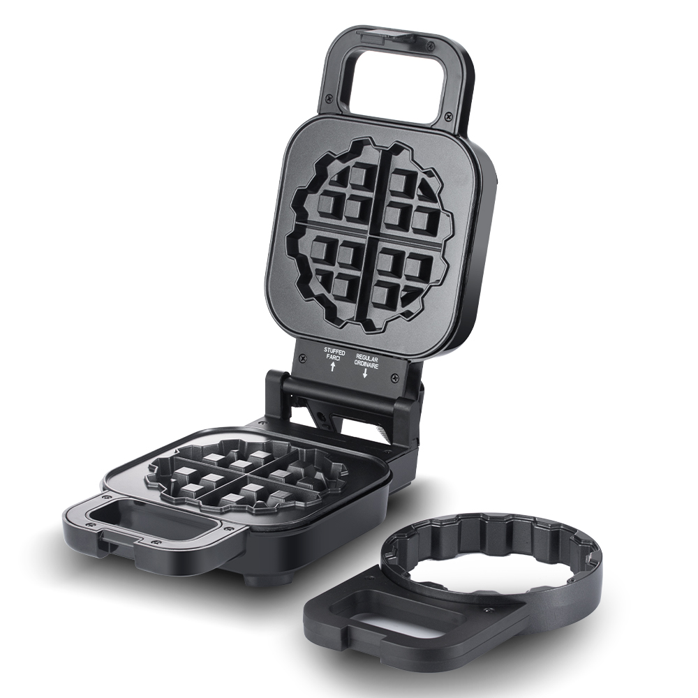 RAF European standard cross-border household breakfast electric griddle, light food machine, waffle machine, fully automatic mini, double-sided heating details Picture