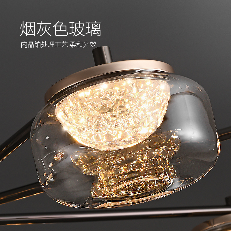 【 Candy Jar 】 Simple and modern living room chandelier designer, new room bedroom chandelier, high-end hall main light Application Scenario